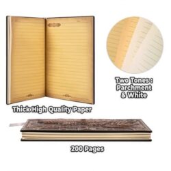3D Faux-Leather Notebook - Bronze Dragon